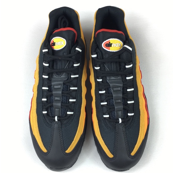 Nike Air Max 95 Raygun Shoes Sneakers Black Kumquat Men's Size 9 new no box - Picture 2 of 8